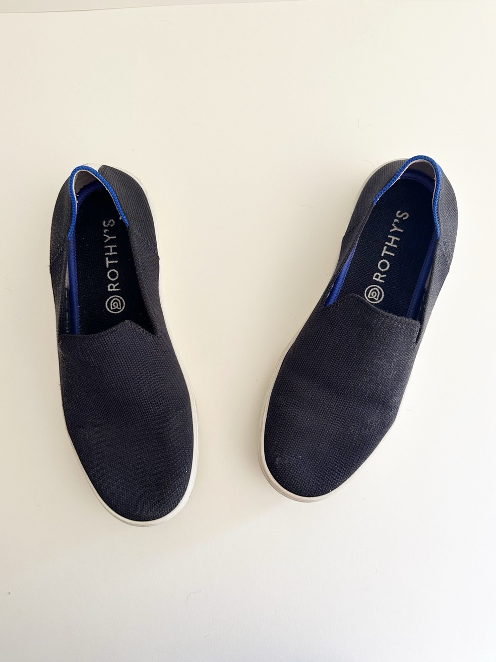 Rothy’s Black Knit The Original Slip On Sneaker